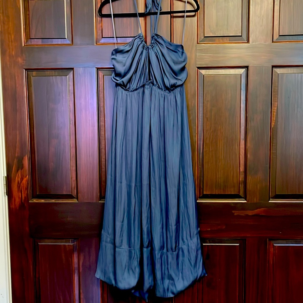 New with tags, J.Crew collection, maxi dress, navy size 16